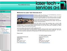 Tablet Screenshot of lasertech.dk